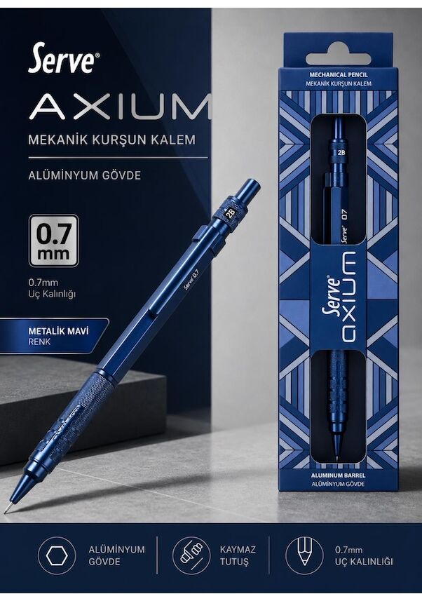 SERVE AXIUM VERSATIL METAL GOVDE 07 METALIK MAVI
