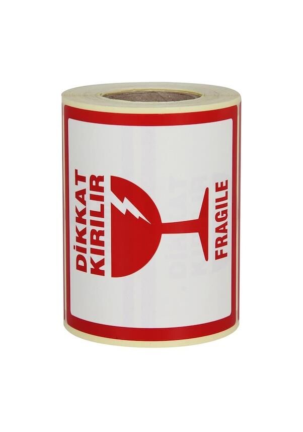 EKSTRAFIX 100x100 DIKKAT KIRILIR ETIKET 250 LI