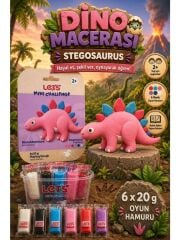 LETS OYUN HAMURU DINO MACERASI STEGOSAUR 6x20g1026