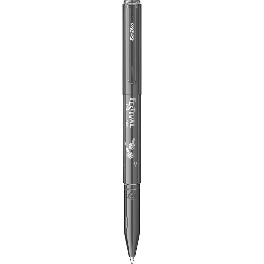 SCRIKSS FESTIVAL JEL KALEM 0.7 MM KOYU GRI
