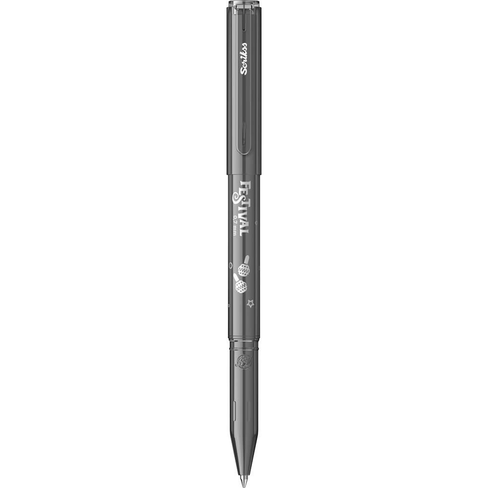 SCRIKSS FESTIVAL JEL KALEM 0.7 MM KOYU GRI
