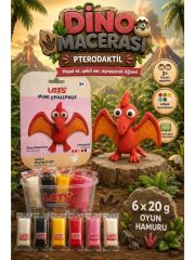 LETS OYUN HAMURU DINO MACERASI PTERODAKT 6x20g1022