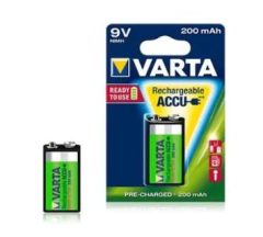 VARTA SARJLI PIL POWER 9V 200mAh 1 LI (56722)