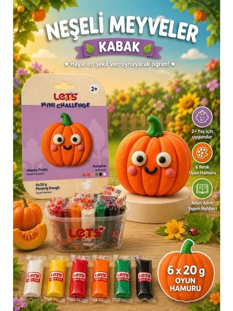 LETS OYUN HAMURU NESELI MEYVELER BALKABAG6x20g1029