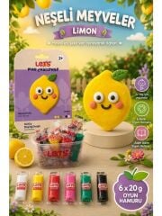 LETS OYUN HAMURU NESELI MEYVELER LIMON 6x20g 1027