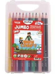FATIH M.CRAFT KURU BOYA UCGEN JUMBO 12 LI CANTALI