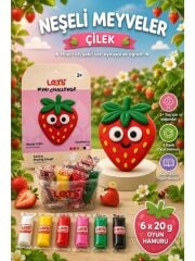 LETS OYUN HAMURU NESELI MEYVELER CILEK 6x20g 1030