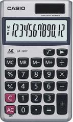 CASIO HESAP MAKINESI CEP TIPI SX-320P (12 HANE)