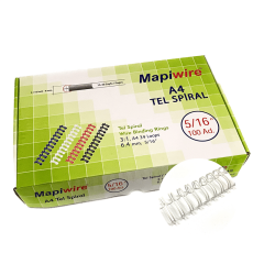 MAPI TEL SPIRAL 3:1 5/16 (15-30SYF)  BEYAZ 100 LU