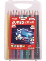 FATIH SONICE KURU BOYA UCGEN JUMBO 12 LI CANTALI