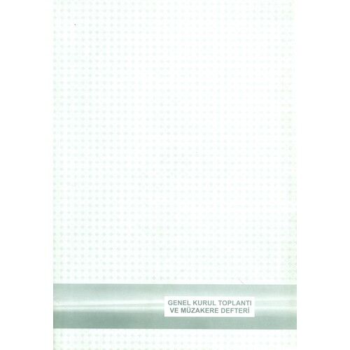DILMAN MATBUU EVRAK GENEL KUR.TOPLANTI MUZAK.DEF