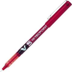 PILOT V5 05 IGNE UC ROLLER KALEM KIRMIZI