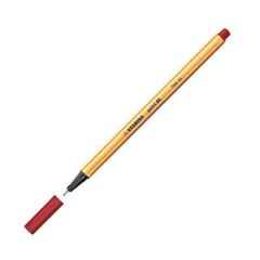 STABILO FINELINER KALEM KOYU KIRMIZI TEKLI (88/50)