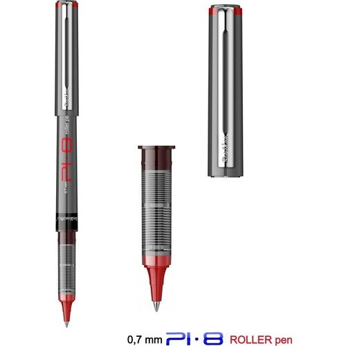 SCRIKSS ROLLER KALEM REFILLI PI8 0.7MM KIRMIZI