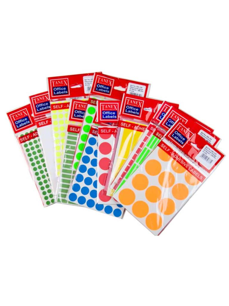 TANEX 128 BEYAZ ETIKET  10MM 1080LI (128)