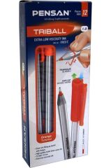 PENSAN TUKENMEZ KALEM TRIBALL TURUNCU 12 LI