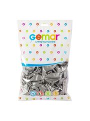 GEMAR BALON 11 INC METALIK GUMUS 100 LU PAKET