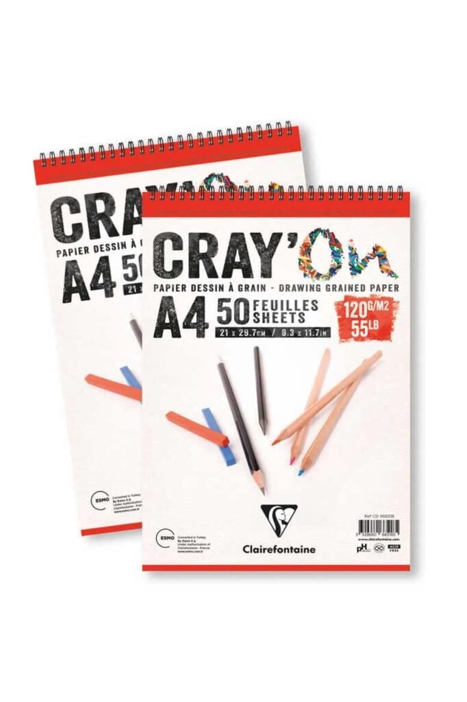 CLAIREFONTAINE CRAYON CIZIM BLOGU A5 SPR 120gr