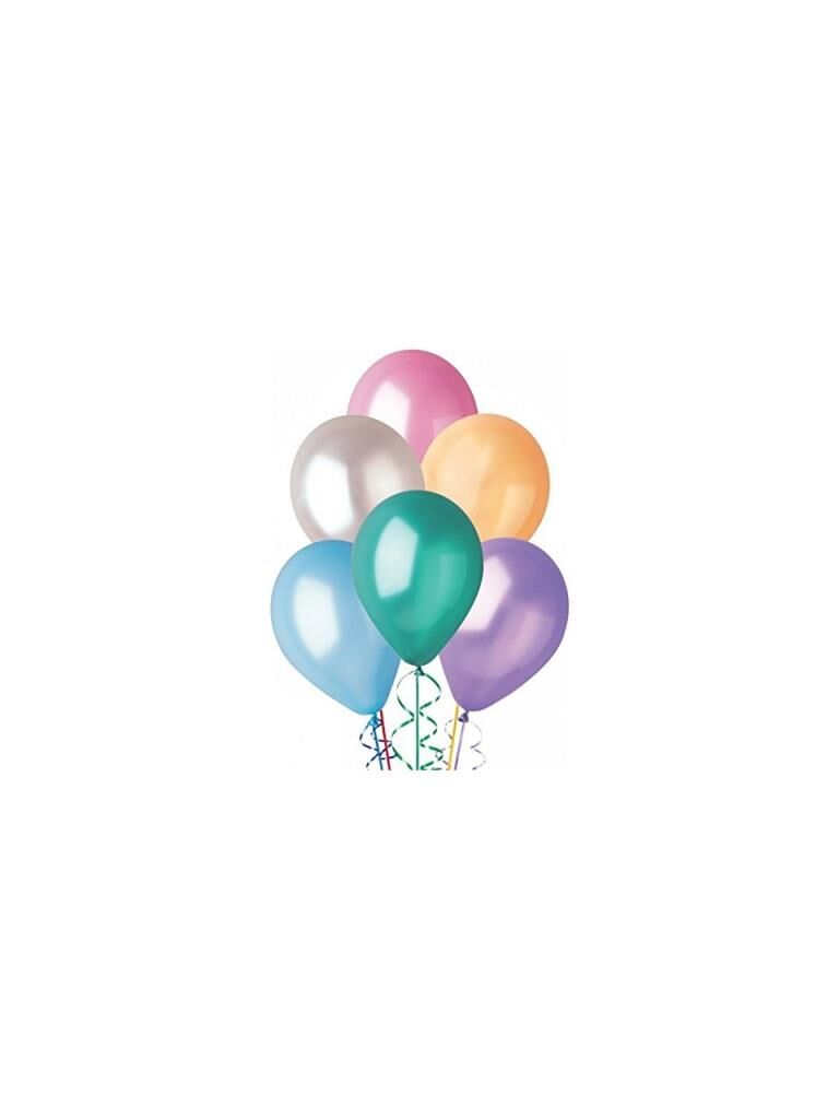 GEMAR BALON 11 INC METALIK KARISIK RENK 100 LU