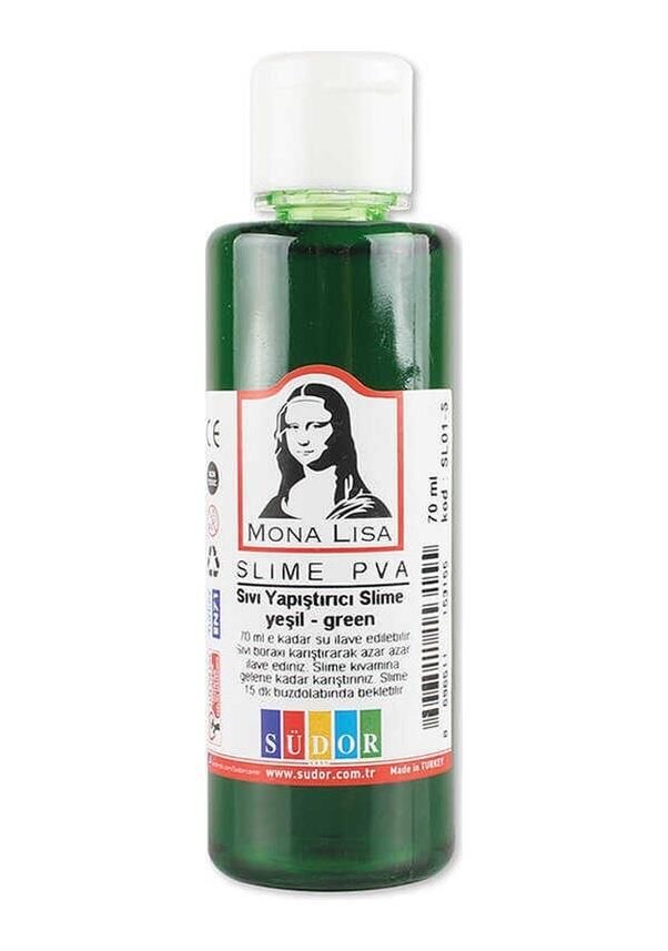 SUDOR SIVI YAPISTIRICI SLIME YESIL 70 ml