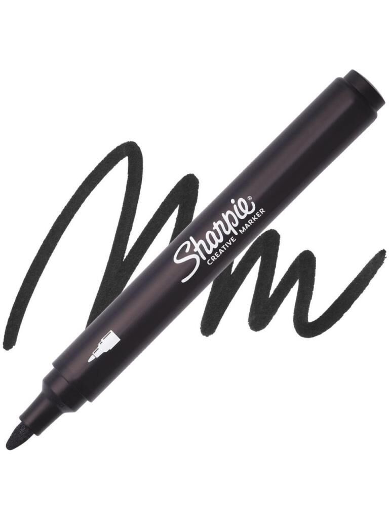 SHARPIE AKRILIK MARKOR YUVARLAK UC SIYAH 2218123