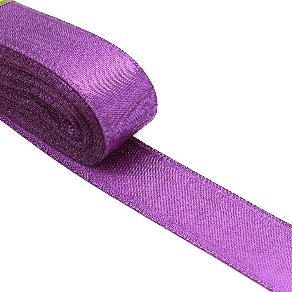 NEDI KURDELE SATEN 3CM 10MT MOR