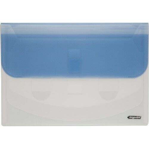 BIGPOINT KADEMELI DOSYA A4 4 CEPLI MAVI (268)