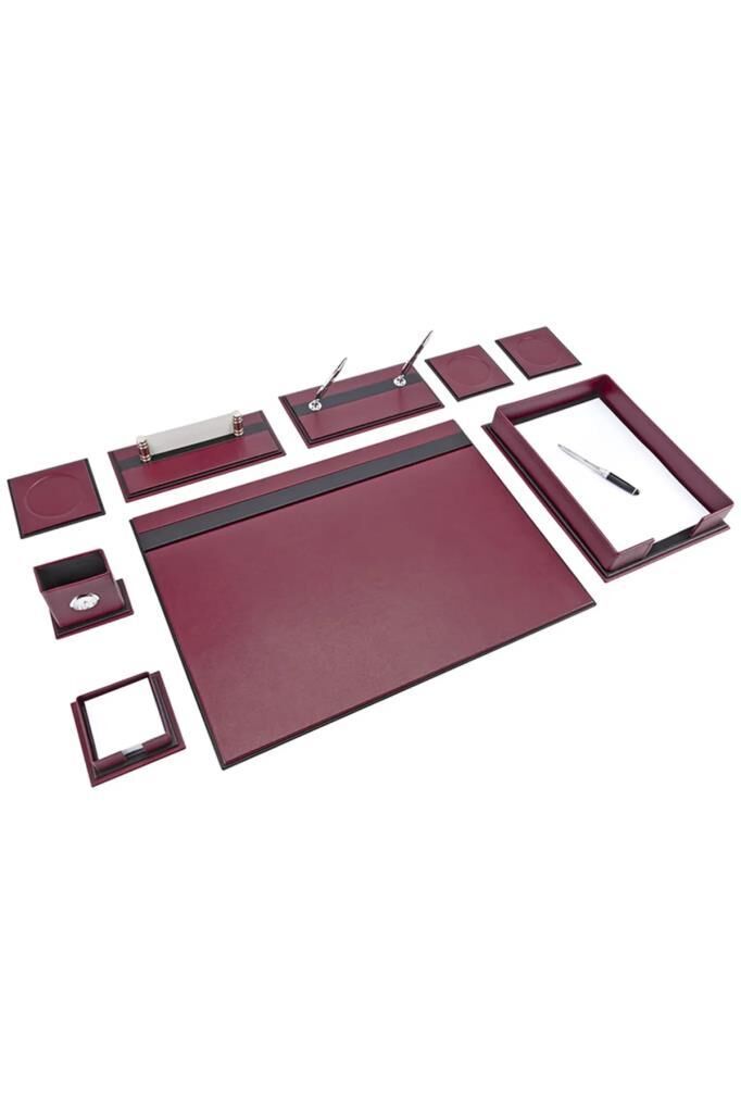 BRONS SUMEN TAKIMI 10 PARCA BORDO/SIYAH BR-0982