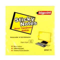 BIGPOINT YAP.KAGIT 75x75 NEON SARI (807-15)