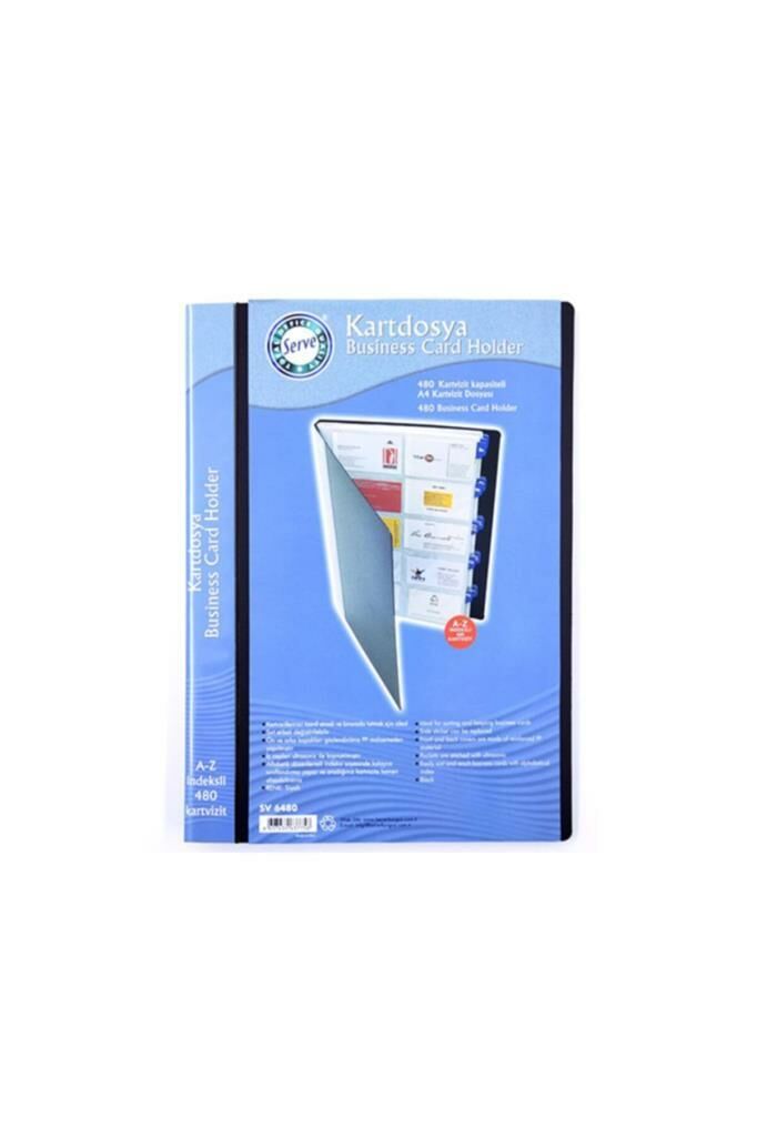 SERVE KARTVIZIT ALBUMU 6480 SIYAH 480 LI