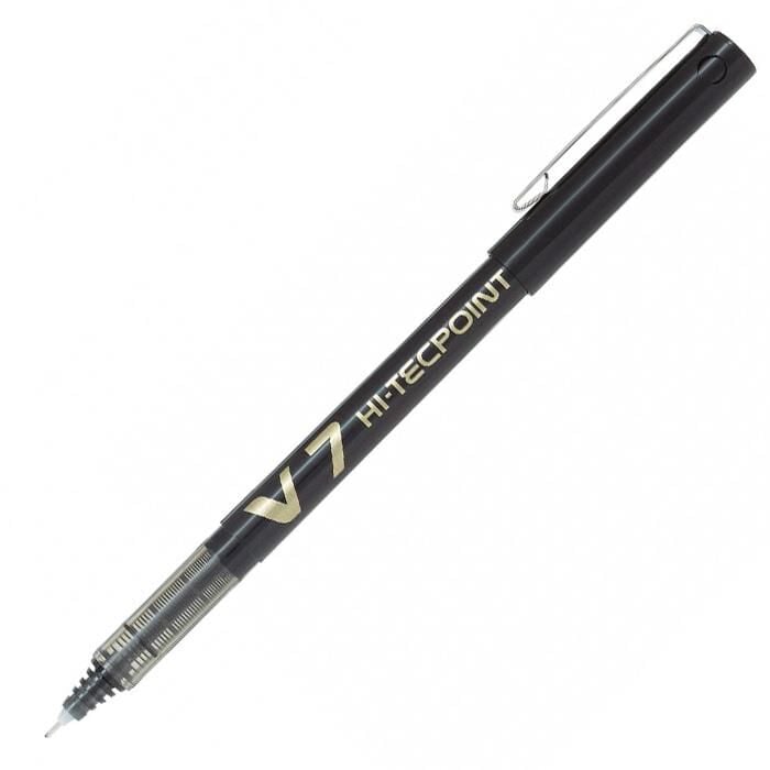 PILOT V7 07 IGNE UCLU ROLLER KALEM SIYAH