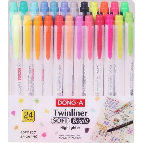 DONG-A TWINLINER FOSFORLU KALEM SOFT 24 LU Set