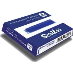 SCRIKSS DOLMAKALEM KARTUSU MAVI/SIYAH 6 LI