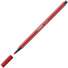 STABILO PEN  KECELI KALEM KOYU KIRMIZI (68/50)