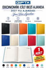 GIPTA AJANDA EKO.CILT BEZI 14x20 GUNL(100-ECK)2027