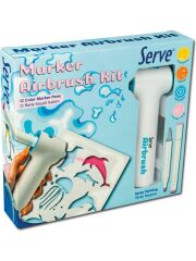 SERVE AIRBRUS KIT 12 RENK KECELI KALEM SV-8900