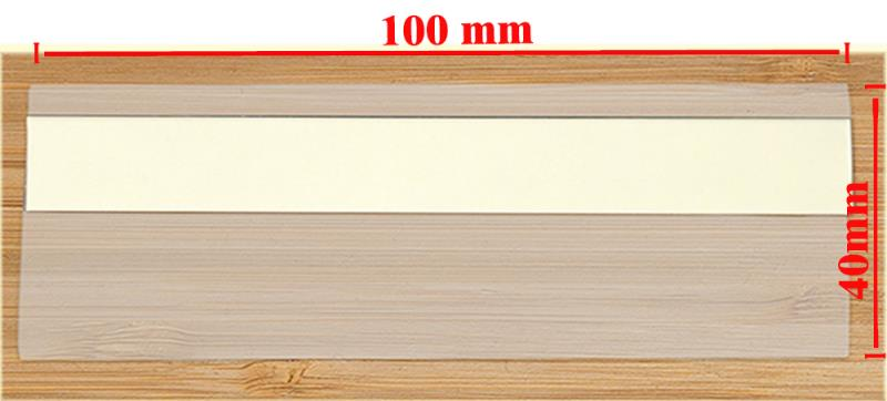 SEFFAF YAPISKANLI ETIKETLIK 10X4 100LU