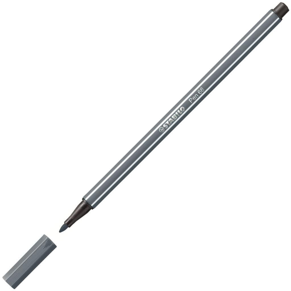 STABILO PEN  KECELI KALEM KOYU GRI (68/96)