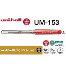 UNI JEL IMZA  KALEM 1mm KIRMIZI 12 LI (UM-153)