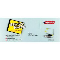 BIGPOINT YAPISKANLI KAGIT 40x50 3 LU  MAVI (800)