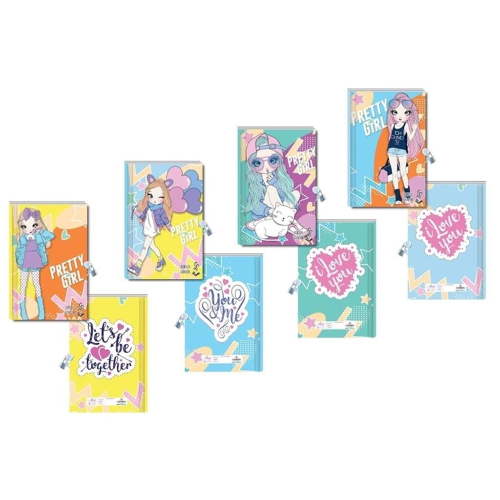 LILAMOR GUNLUK DEFTERI PRETTY GIRL KOKULU 112YP.