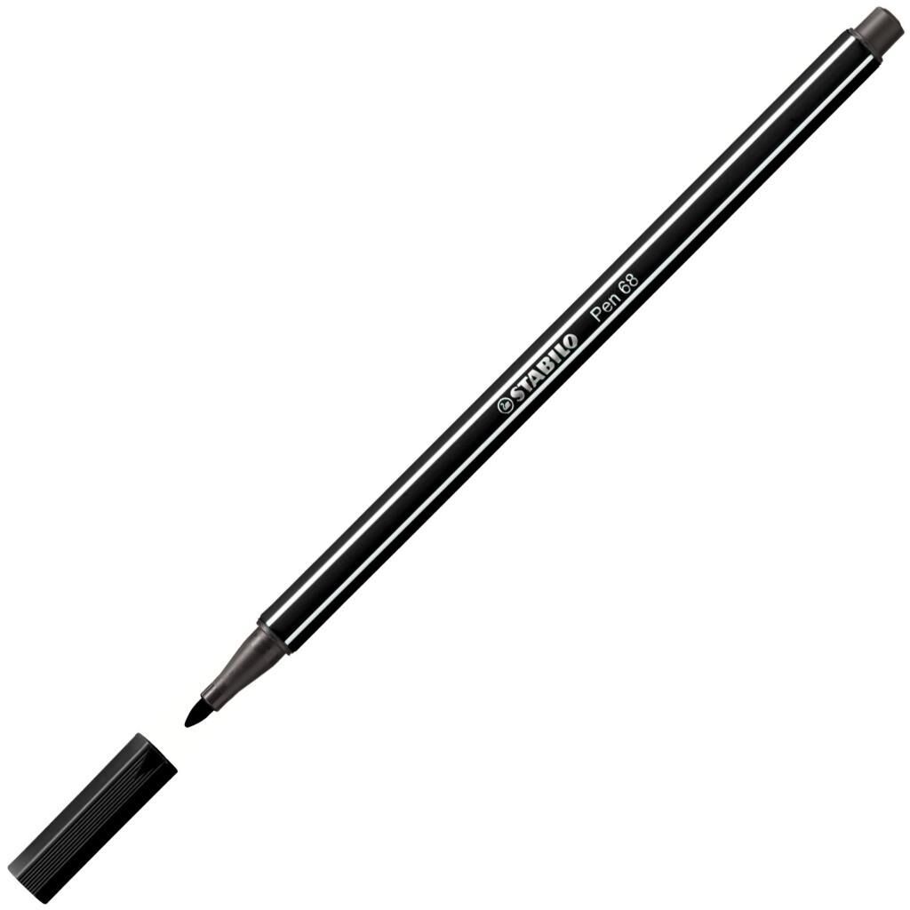 STABILO PEN  KECELI KALEM SIYAH (68/46)