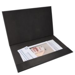 2K SUMEN 49x34,5 S.DERI KAPAKLI SIYAH 595-1