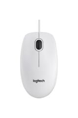 LOGITECH MOUSE KABLOLU USB B100 BEYAZ 910-003360
