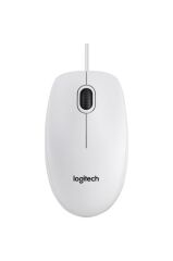 LOGITECH MOUSE KABLOLU USB B100 BEYAZ 910-003360