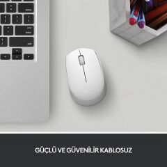 LOGITECH M171 BEYAZ KABLOSUZ MOUSE (910-006867)