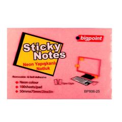 BIGPOINT YAPISKANLI KAGIT 50x75 NEON KIRM.1LI(806)
