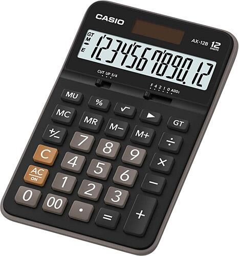 CASIO HESAP MAKINESI  MASA USTU AX-12B (12 HANE)