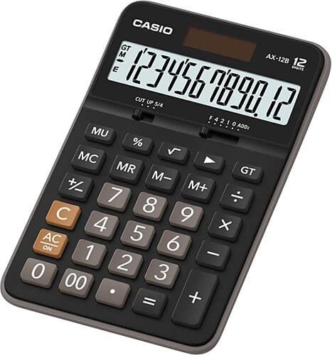 CASIO HESAP MAKINESI  MASA USTU AX-12B (12 HANE)
