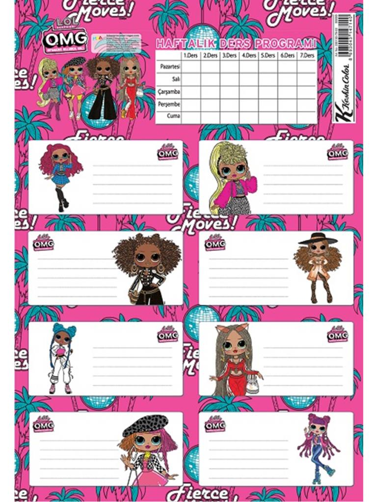 KESKIN OKUL ETIKETI OMG D.PRG.3 LU (220130)